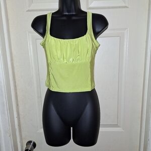 Boo hoo cropped tank top size 8